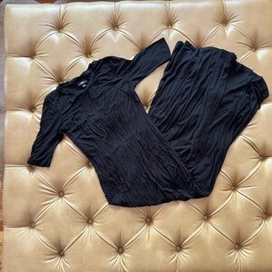 Mossimo, black maxi dress, size small